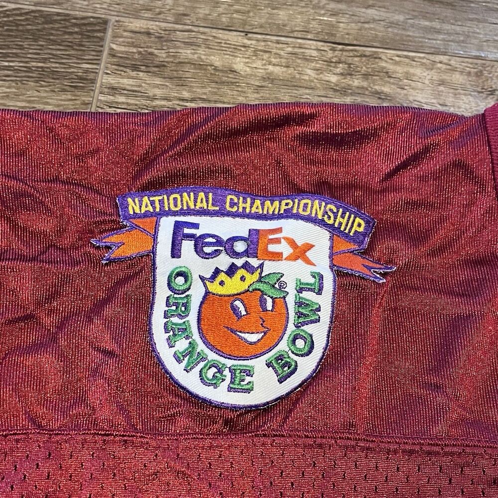 Vtg Nike Team OU Jersey L NCAA Oklahoma Sooners Football National Championship - Picture 4 of 9